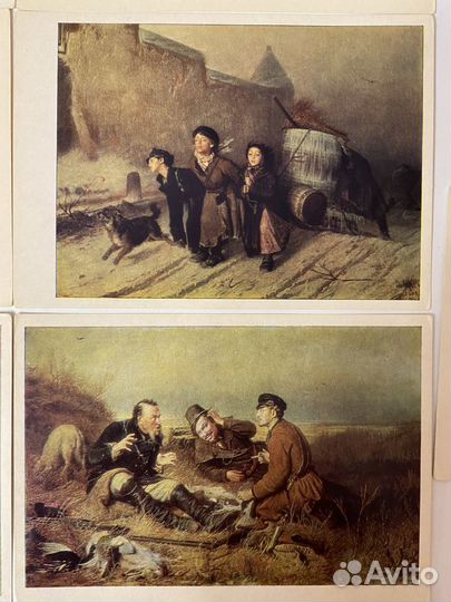 Открытки с картинами Перова