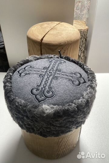 Кубанка казачья из кусочков каракуля