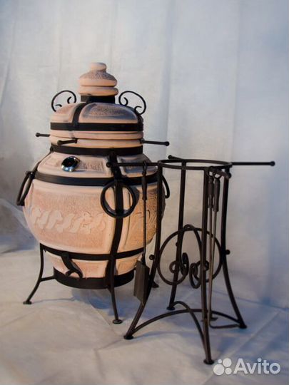 Тандыр большой Комфорт с термометром мд Керамика