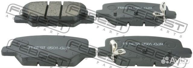 Колодки тормозные задние