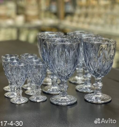 Бокалы + рюмки набор