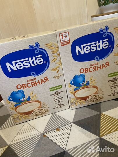 Детские каши безмолочные