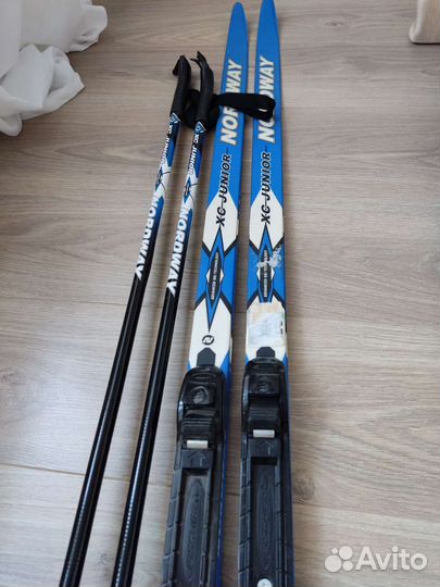 Лыжи беговые nordway 160 см