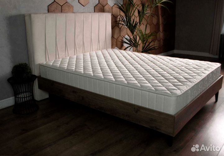 Матрас одно спальный жесткий зональный с гарантией