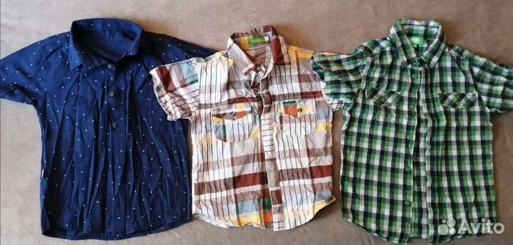 Летние футболки, поло, рубашки, костюмчики