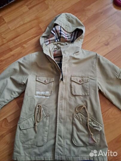 Парка для девочки 128-134