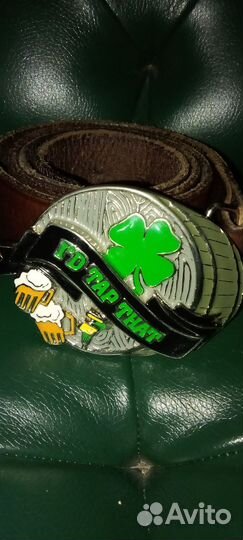 Мужской кожаный ремень