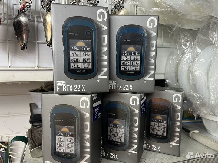 Навигатор garmin etrex 221Х, новый, с картами