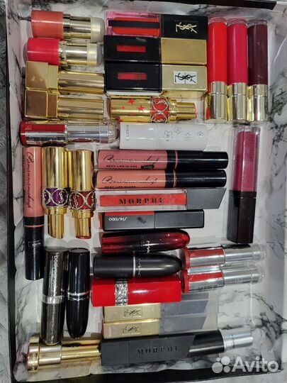 Помады YSL, MAC, Clarins, Romanovamakeup