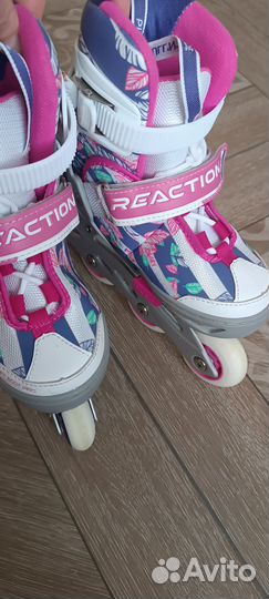 Роликовые коньки детские раздвижные