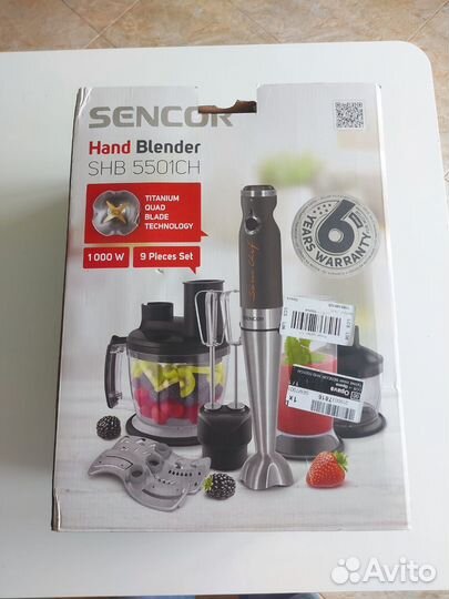 Погружной миксер/ блендер Sencor SHB 5501CH