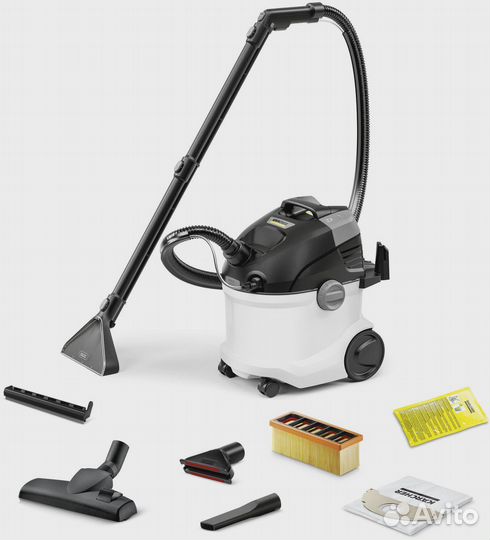 Пылесос моющий Karcher SE 5 1000Вт белый/черный (в компл.:1мешок)