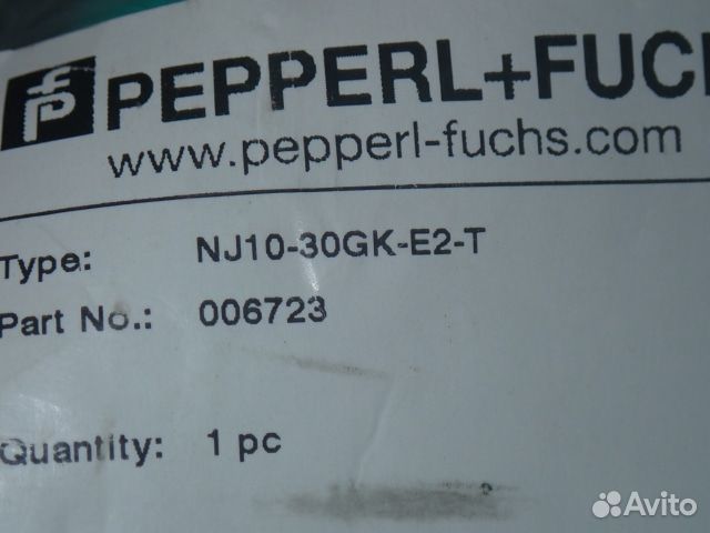 Индуктивный датчик pepperl+fuchs NJ10-30GK-E2-T