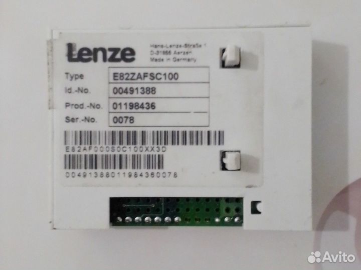 Модуль ввода-вывода Lenze e82zafsc100