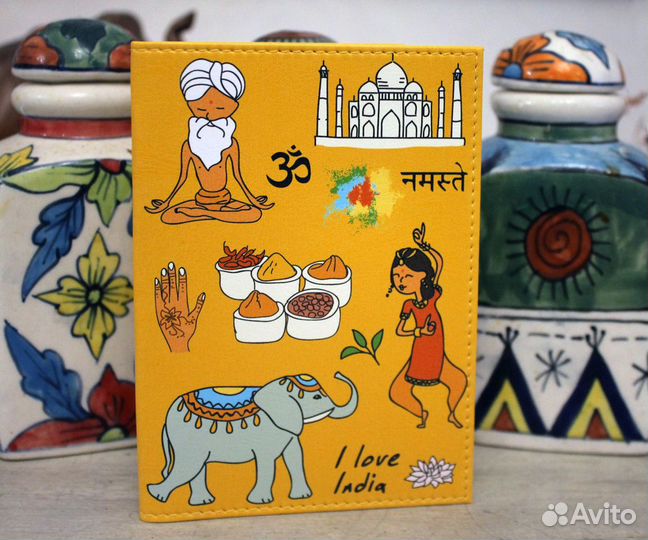 Обложка на паспорт «Индия»