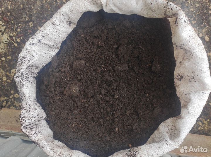 Земля плодородная в мешках