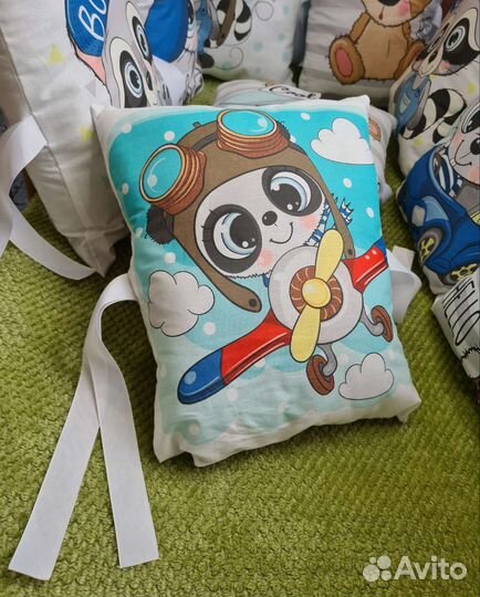 Бортики в кроватку новые