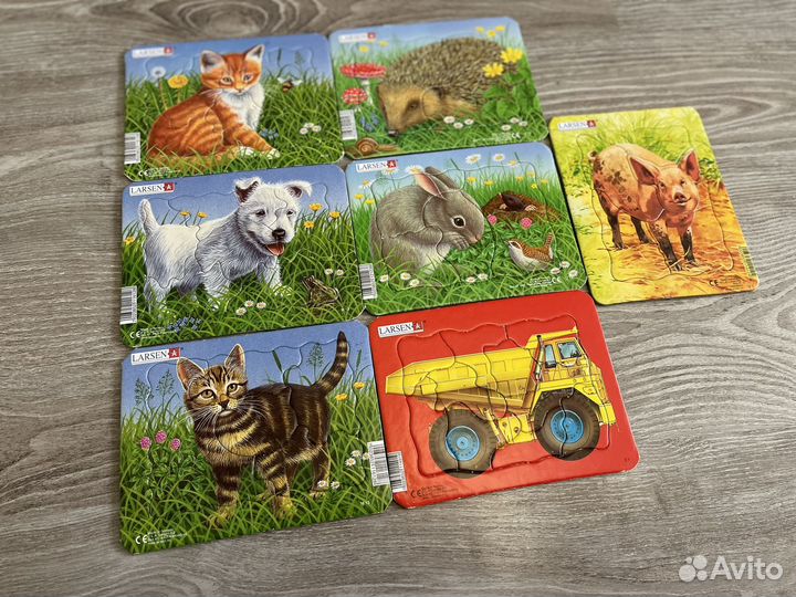 Пазлы larsen для малышей в идеале
