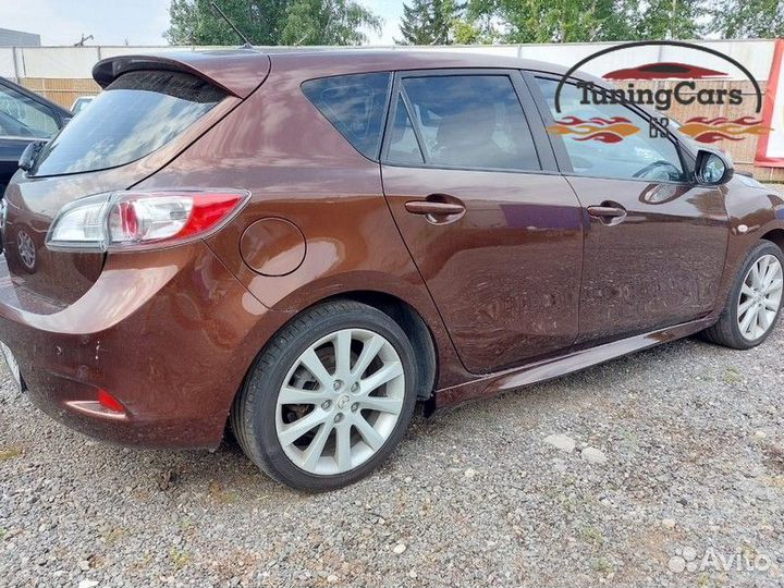 Накладки на пороги Mazda 3 BL 2011-2013г