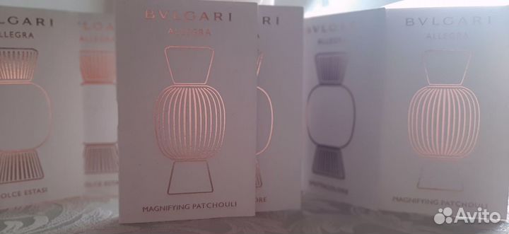 Bvlgari Allegra пробники по 1,5мл orig