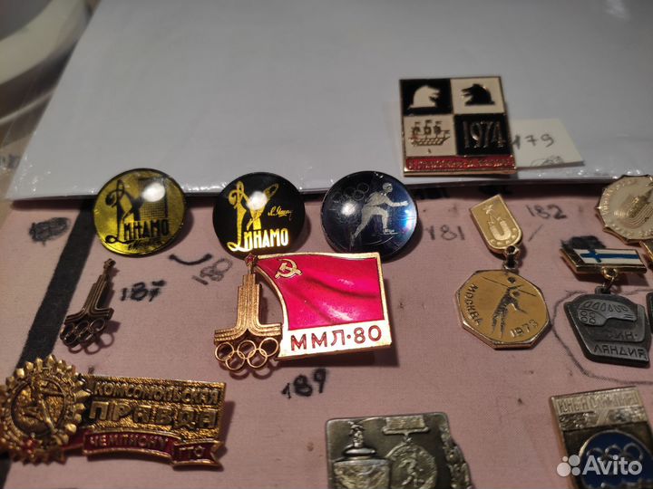 Значки Спорт Олимпиада