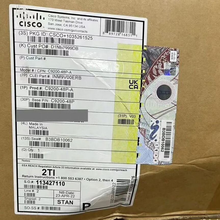 [C9200-48P-A] Коммутатор Cisco C9200-48p-A