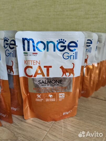 Влажный корм для котят monge