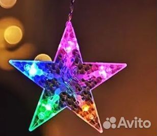 Гирлянда штора новая светодиодная