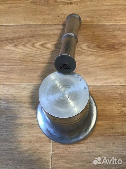 Ступка с пестиком алюминиевая