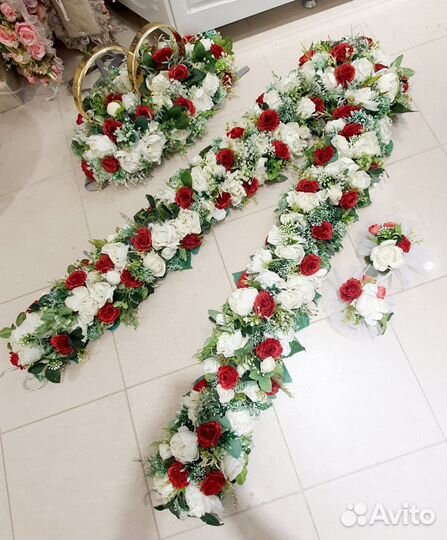 Украшение на машину на свадьбу