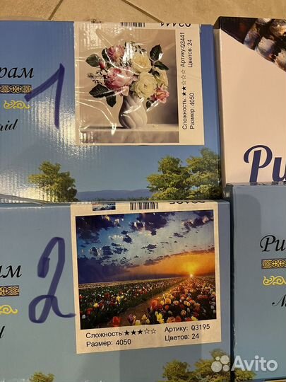 Картины по номерам новые