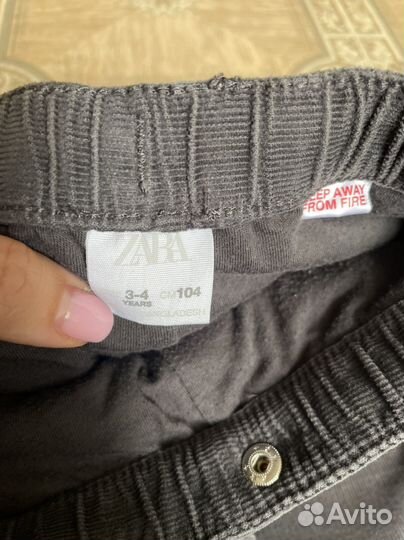 Джинсы zara для мальчика 98