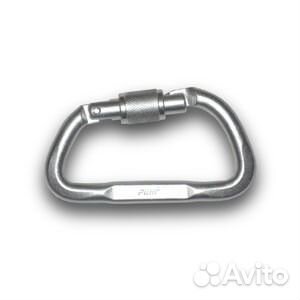 Карабин Ринг дюралевый трапеция с р/ж, 2200 кгс