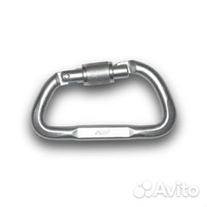 Карабин Ринг дюралевый трапеция с р/ж, 2200 кгс