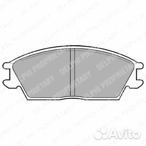 LP704 Колодки тормозные дисковые перед