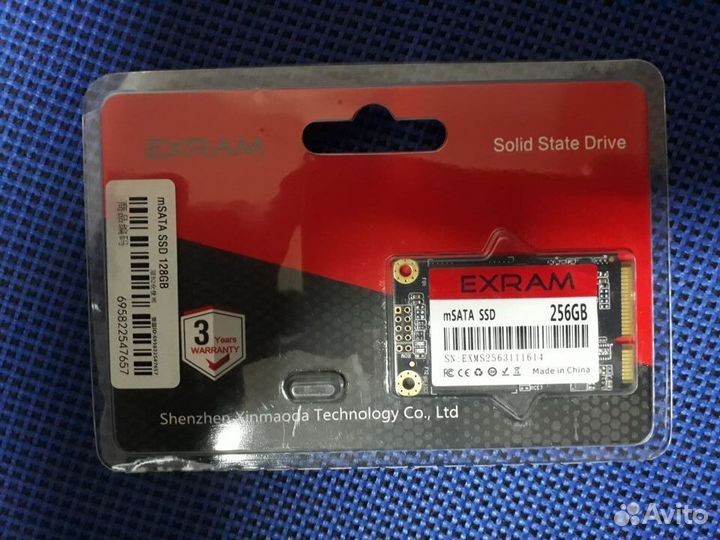 SSD msata 128Gb/256Gb/512Gb Новые