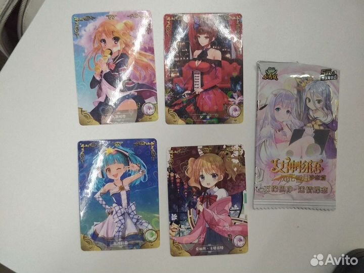 Аниме карточки истории богинь