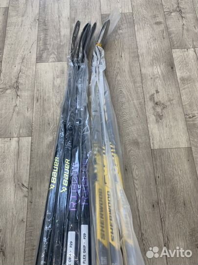 Хоккейные топовые клюшки Bauer, CCM, Sherwood