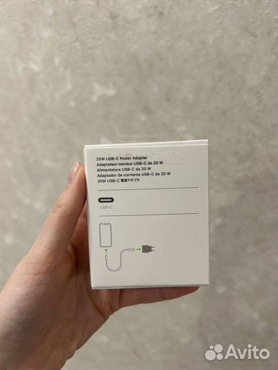 Адаптер питания, Блок Apple USB-C 20W