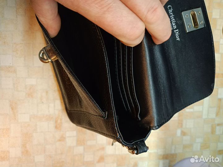 Сумка кожаная Christian Dior