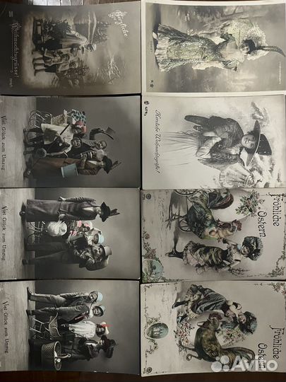 Открытки коллекционные старинные