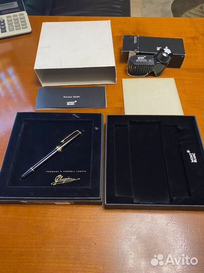 Перьевая ручка montblanc meisterstuck