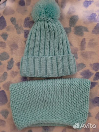 Шапка и снуд для девочки