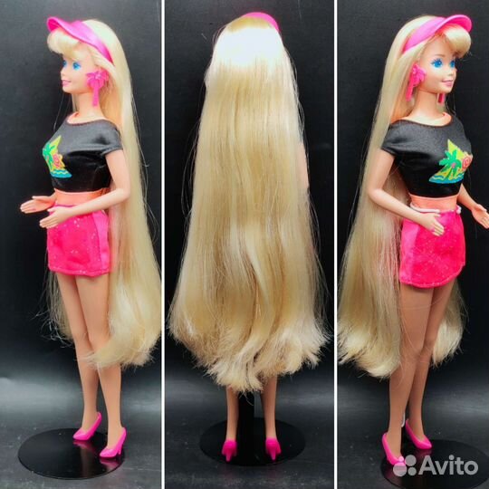 1993 год. Барби Глиттер Хеир. Glitter Hair Barbie