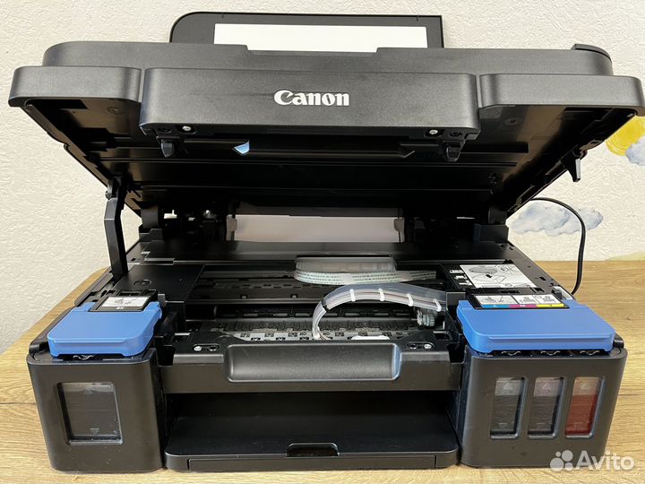 Цветной струйный мфу принтер с снпч, Canon, Wi-Fi