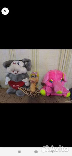 Пакет мягких игрушек