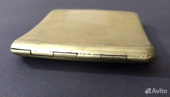 Редкий Портсигар 30х годов Винтаж под золото