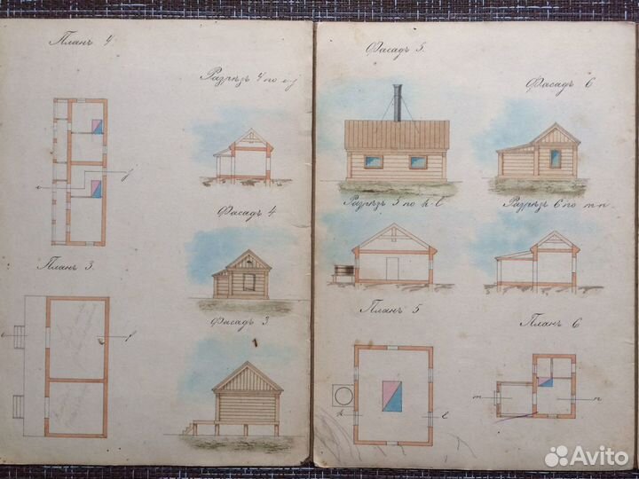 Чертёж-проект-1896 года. Ручная работа