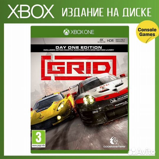 Xbox ONE Grid Day One Edition Новый