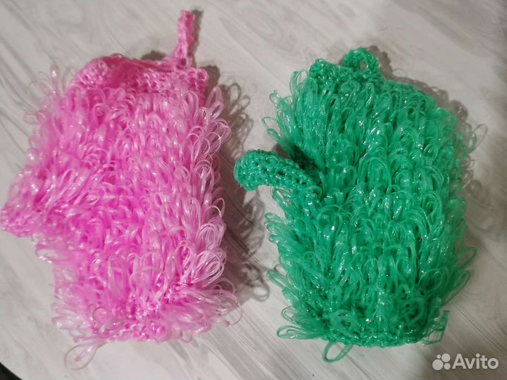 Мочалки ручной работы. Новые